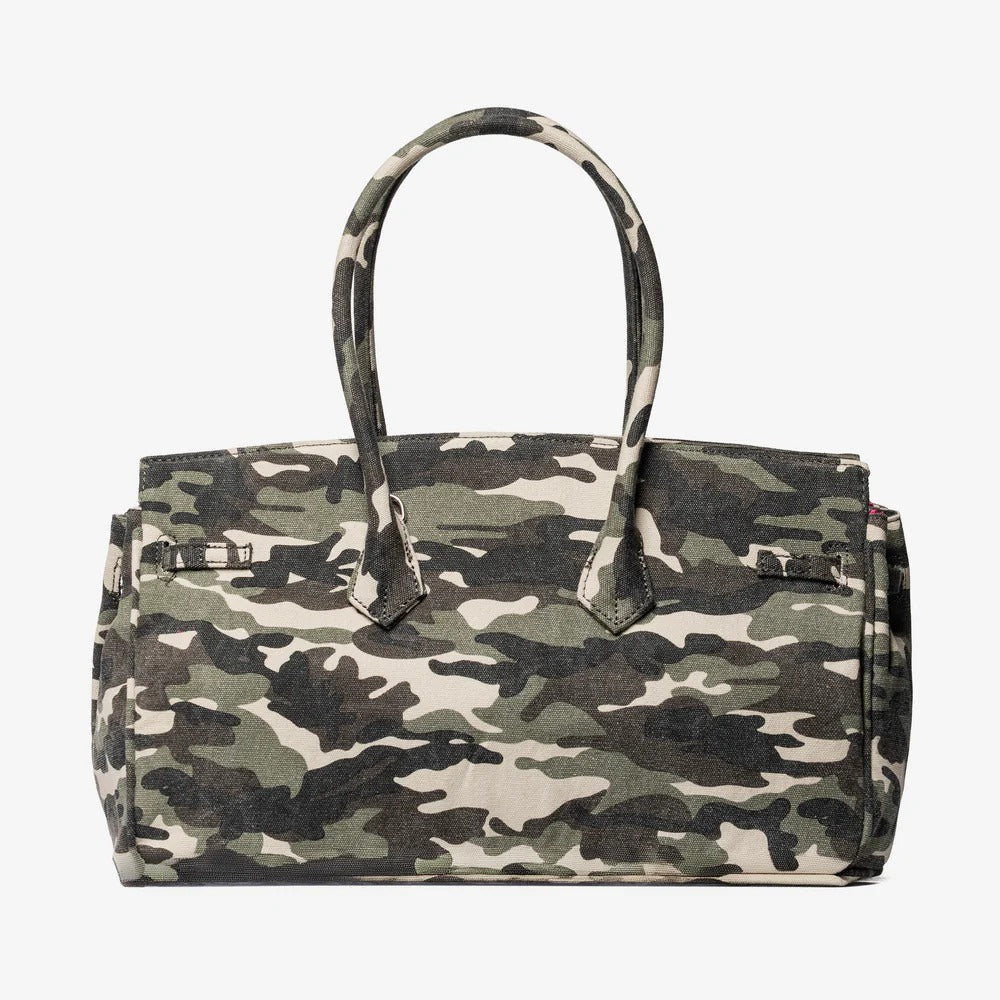 SECRET PON-PON Borsa A Spalla Grace Canvas M Donna