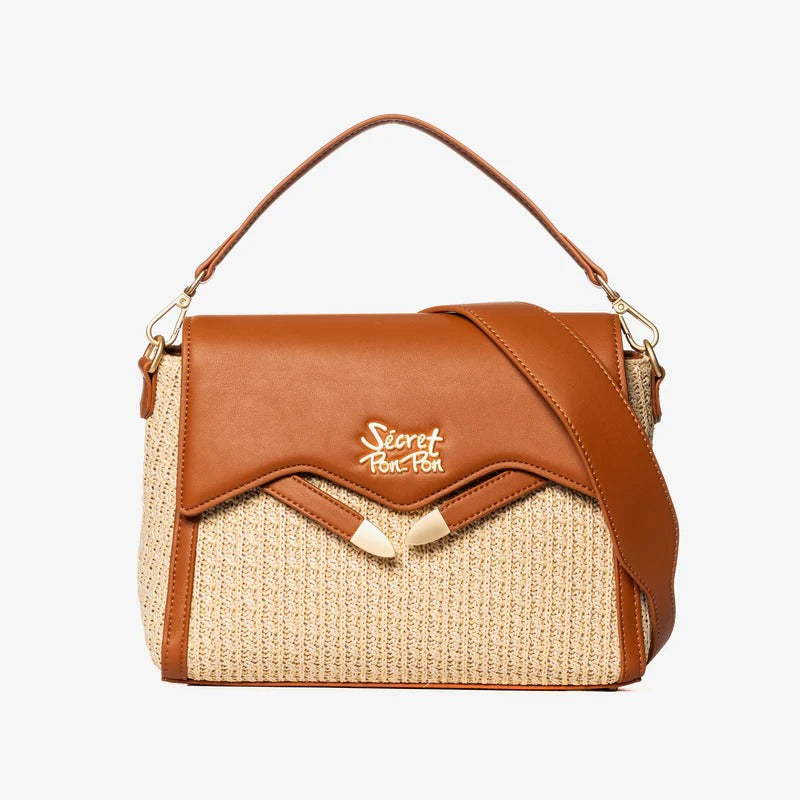 SECRET PON-PON Borsa A Mano Quira Raffia Small Donna