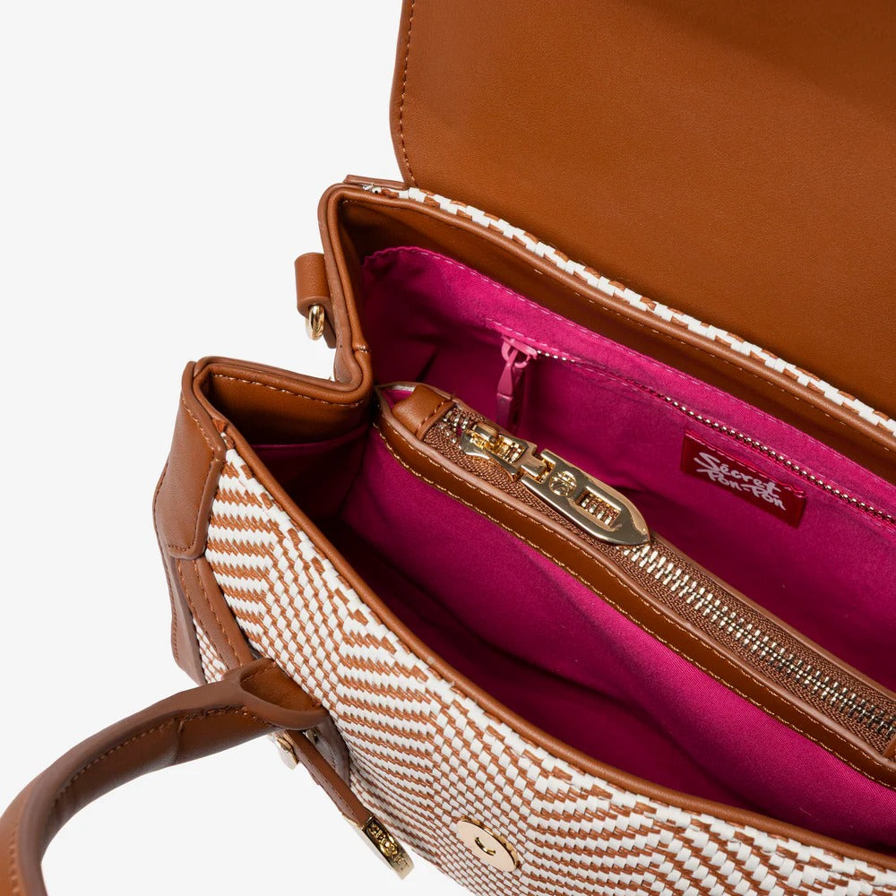 SECRET PON-PON Borsa A Mano Yalis Straw Small Donna