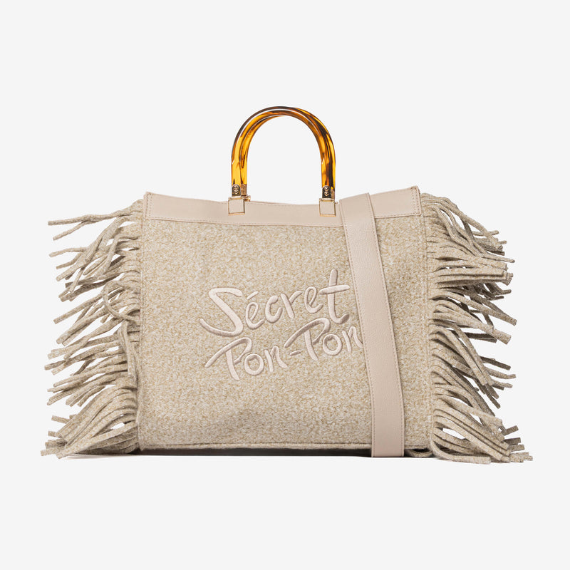 SECRET PON-PON Borsa A Mano Jacqueline Tote Large Donna