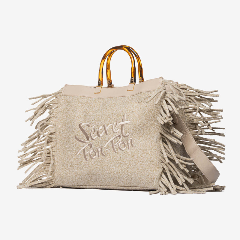 SECRET PON-PON Borsa A Mano Jacqueline Tote Large Donna