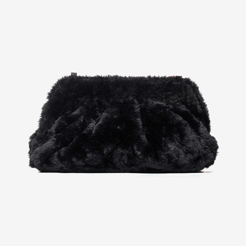 SECRET PON-PON Pochette Margaret  Fur Clutch M Donna