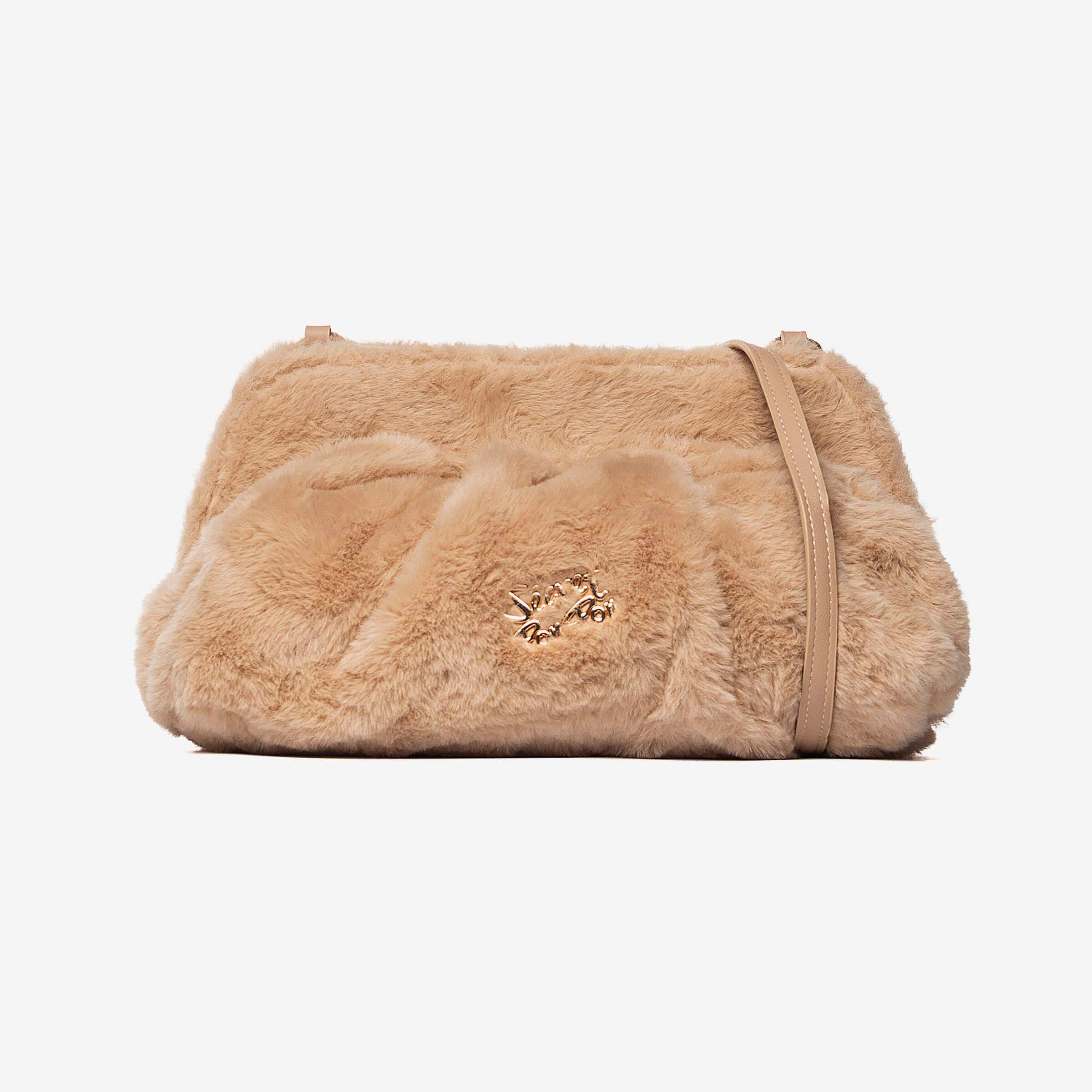 SECRET PON-PON Pochette Margaret  Fur Clutch M Donna