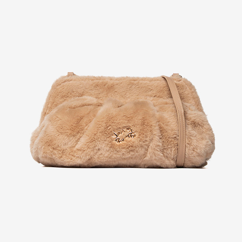 SECRET PON-PON Pochette Margaret  Fur Clutch M Donna