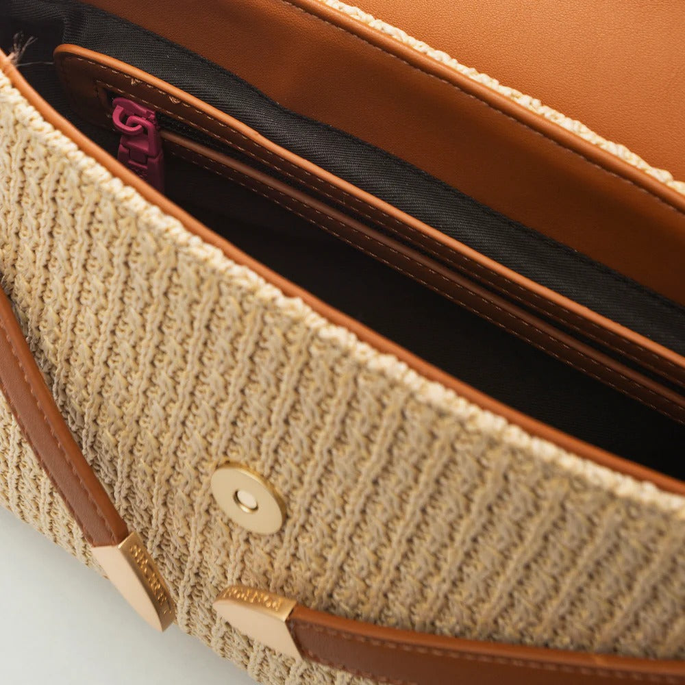 SECRET PON-PON Borsa A Mano Quira Raffia Small Donna