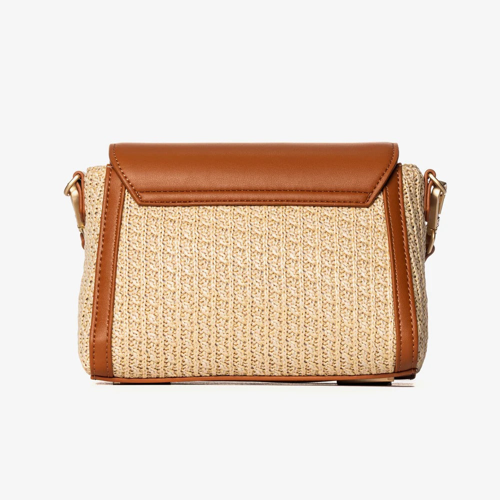 SECRET PON-PON Borsa A Spalla Quira Raffia Xsmall Donna