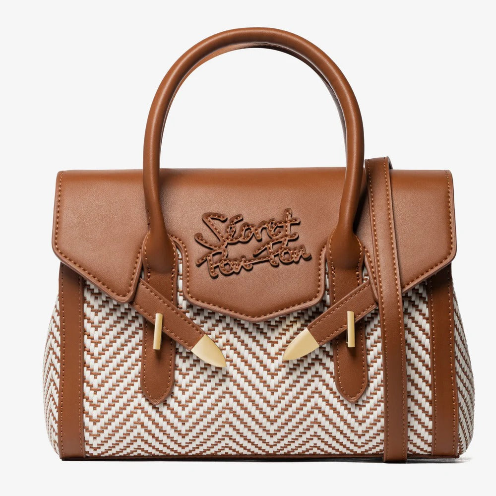 SECRET PON-PON Borsa A Mano Yalis Straw Small Donna