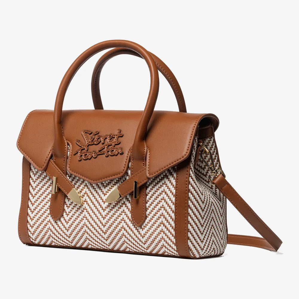 SECRET PON-PON Borsa A Mano Yalis Straw Small Donna